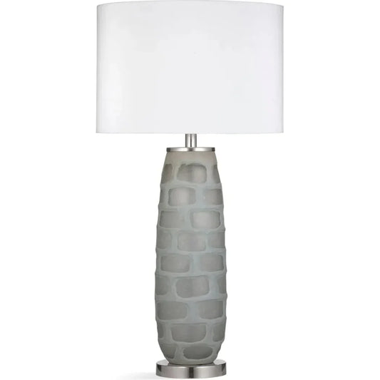 DePau Glass Grey Table Lamp - LOOMLAN - Bassett Mirror - Table Lamps
