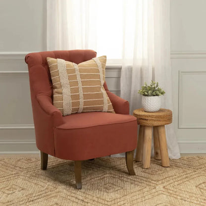 Dea Striped Couch Throw Pillow Down Insert - LOOMLAN - LOOMLAN - Throw Pillows