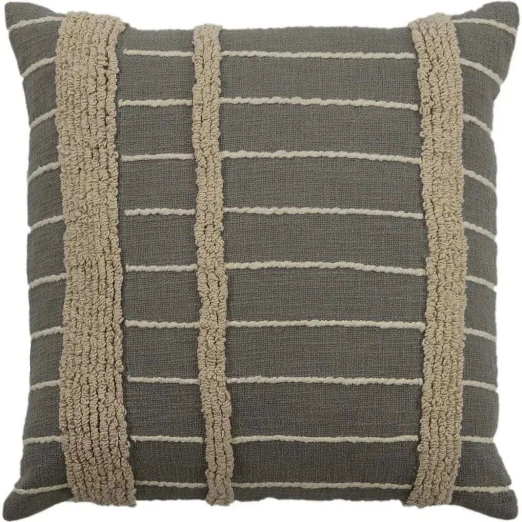 Dea Striped Couch Throw Pillow Down Insert - LOOMLAN - LOOMLAN - Throw Pillows