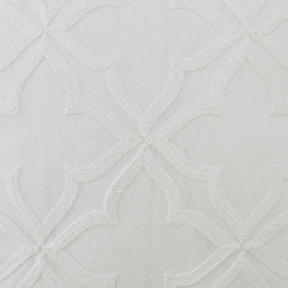 D.V. Kap Decco White Throw Pillow With Insert