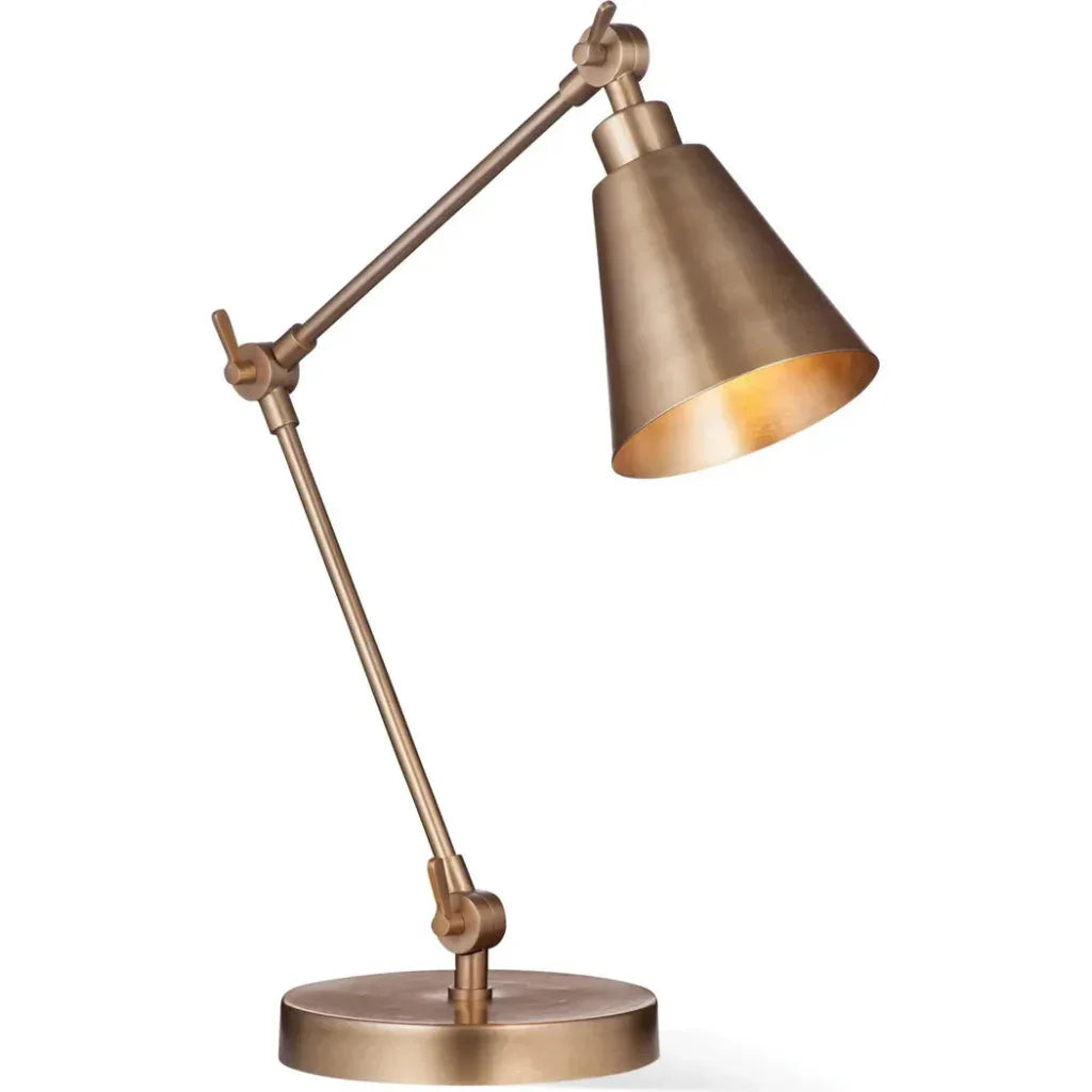 Del Norte Iron Brown Table Lamp - LOOMLAN - Bassett Mirror - Table Lamps