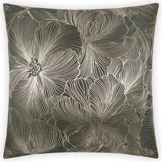 Delhi Grey Throw Pillow With Insert - LOOMLAN - D.V. Kap - Throw Pillows