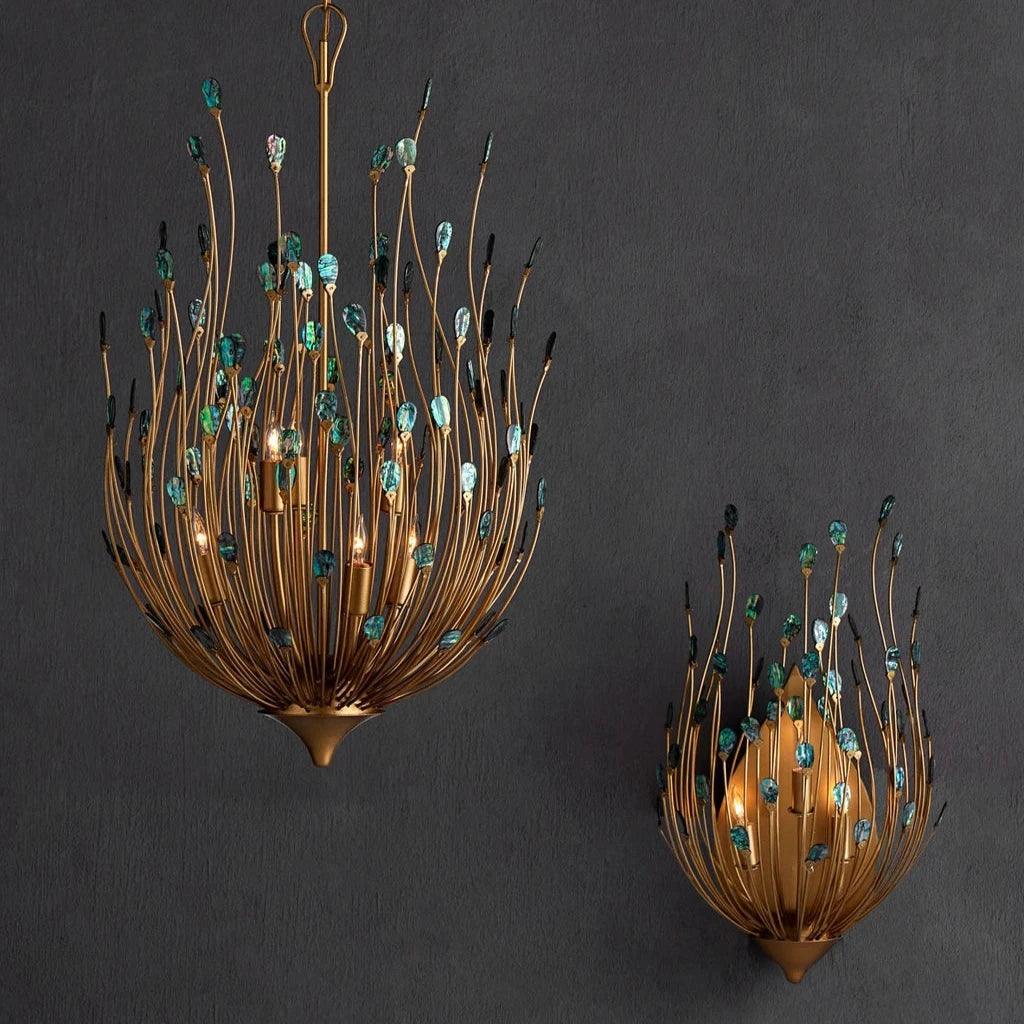 Delphos Wall Sconce - LOOMLAN - Currey & Co - Wall Sconces
