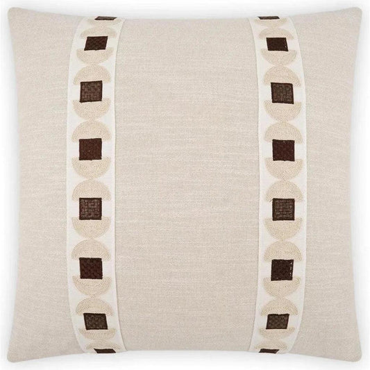 Demeter Brown Throw Pillow With Insert - LOOMLAN - D.V. Kap - Throw Pillows