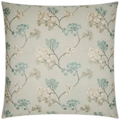 Demi Caribe Floral Mist Tan Large Throw Pillow Insert - LOOMLAN - D.V. Kap - Throw Pillows