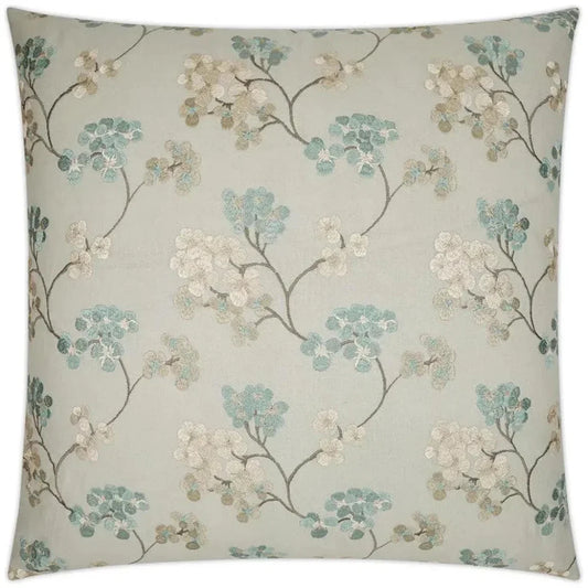 Demi Caribe Floral Mist Tan Large Throw Pillow Insert - LOOMLAN - D.V. Kap - Throw Pillows