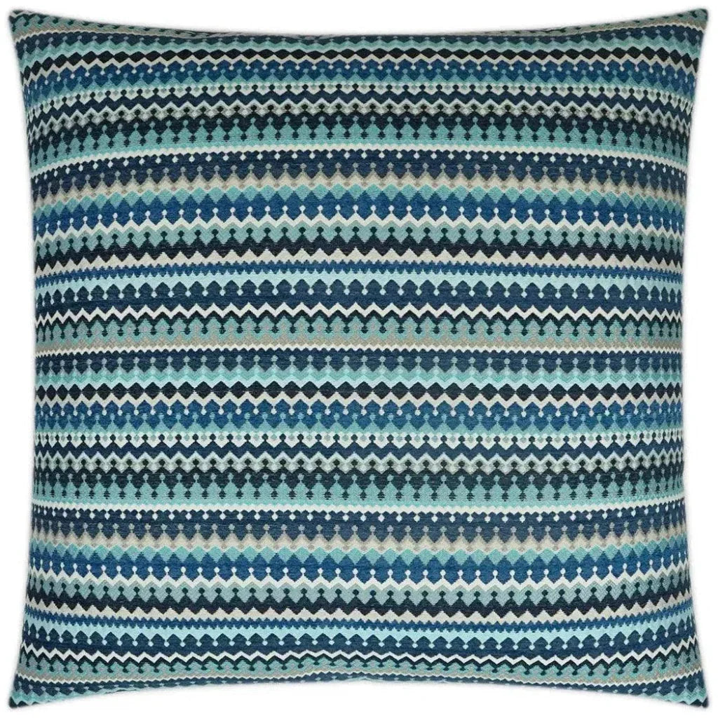 Denmark Indigo Blue Mist Large Throw Pillow Insert - LOOMLAN - D.V. Kap - Throw Pillows