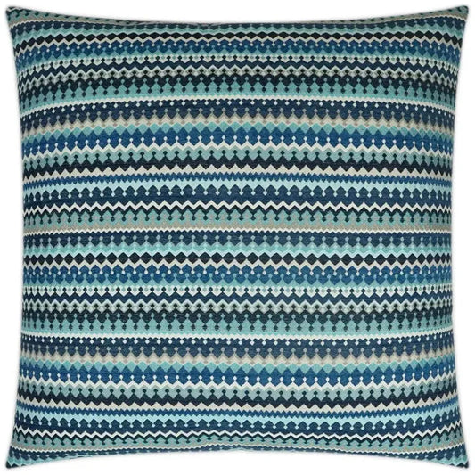 Denmark Indigo Blue Mist Large Throw Pillow Insert - LOOMLAN - D.V. Kap - Throw Pillows