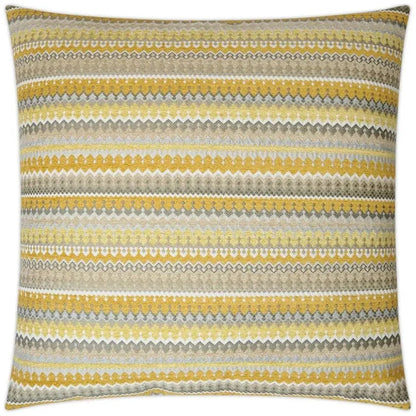 Denmark Lemon Global Yellow Large Throw Pillow Insert - LOOMLAN - D.V. Kap - Throw Pillows