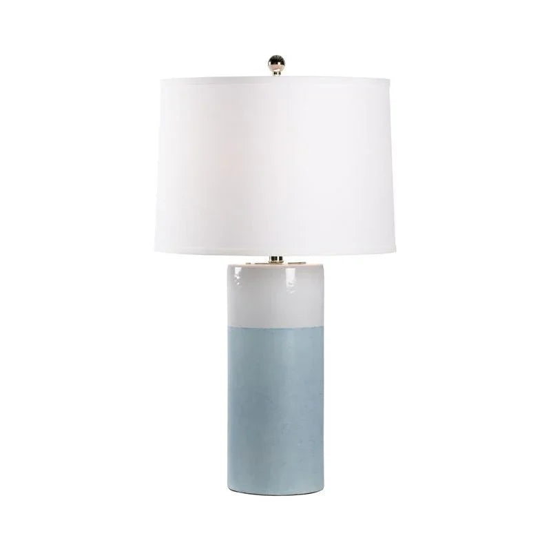 Destin Modern Two - Tone Cylinder Shape Table Lamp - LOOMLAN - Chelsea House - Table Lamps