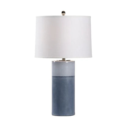 Destin Modern Two - Tone Cylinder Shape Table Lamp - LOOMLAN - Chelsea House - Table Lamps