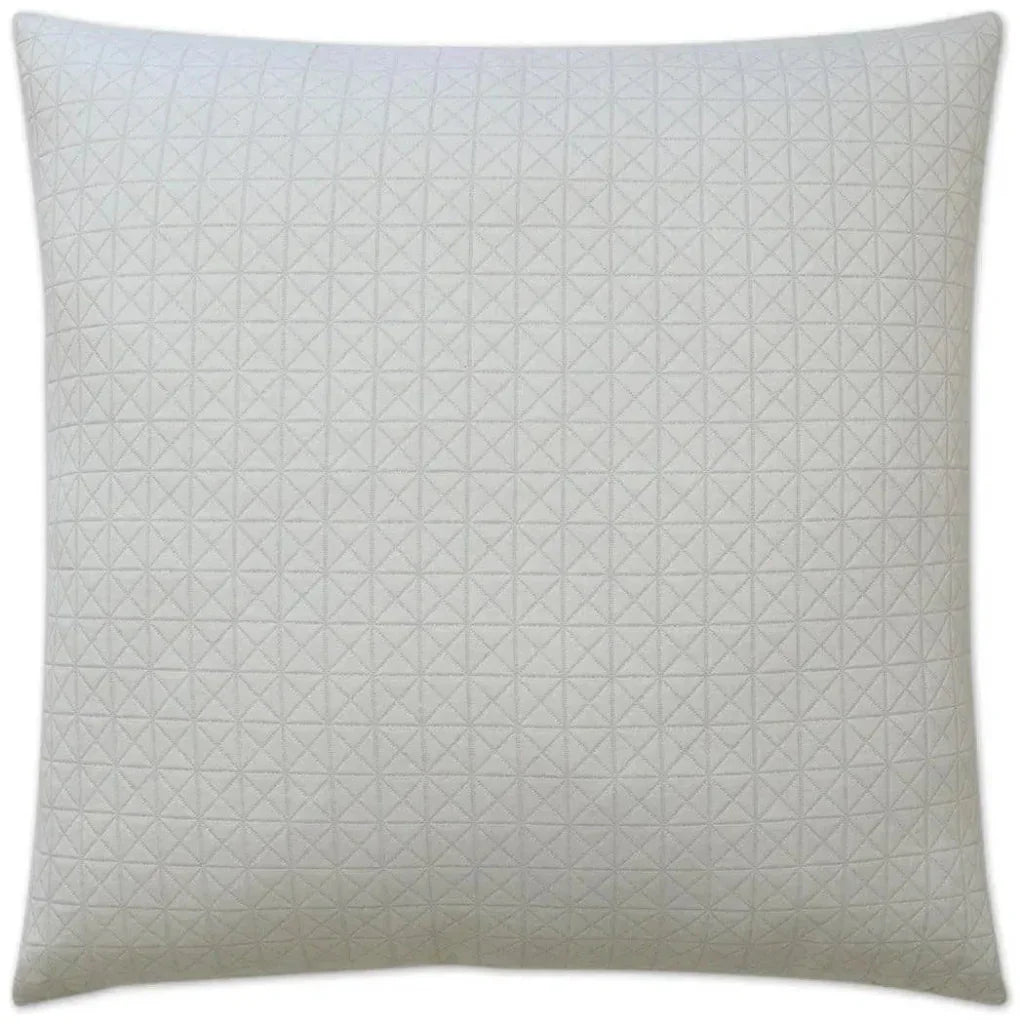 Diamante Silver Throw Pillow With Insert - LOOMLAN - D.V. Kap - Throw Pillows