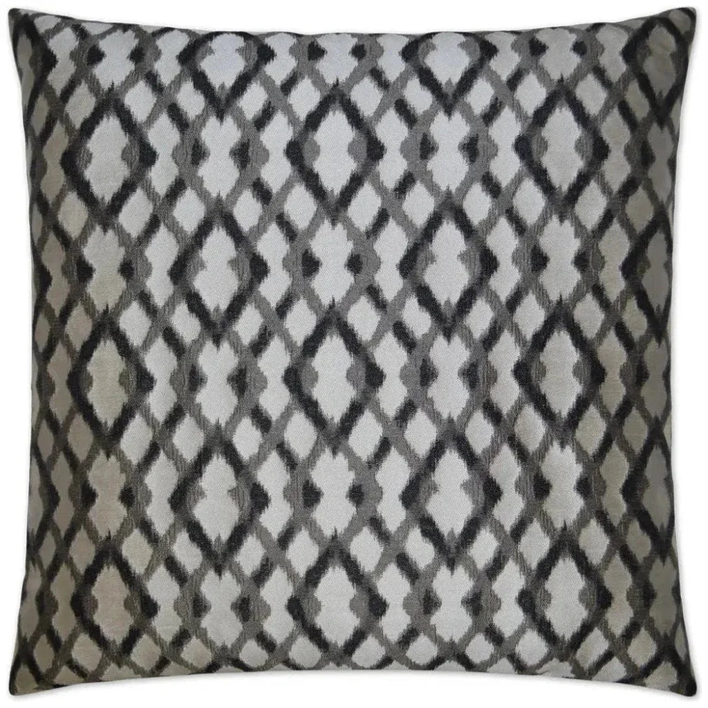Diamond Mine Grey Throw Pillow With Insert - LOOMLAN - D.V. Kap - Throw Pillows