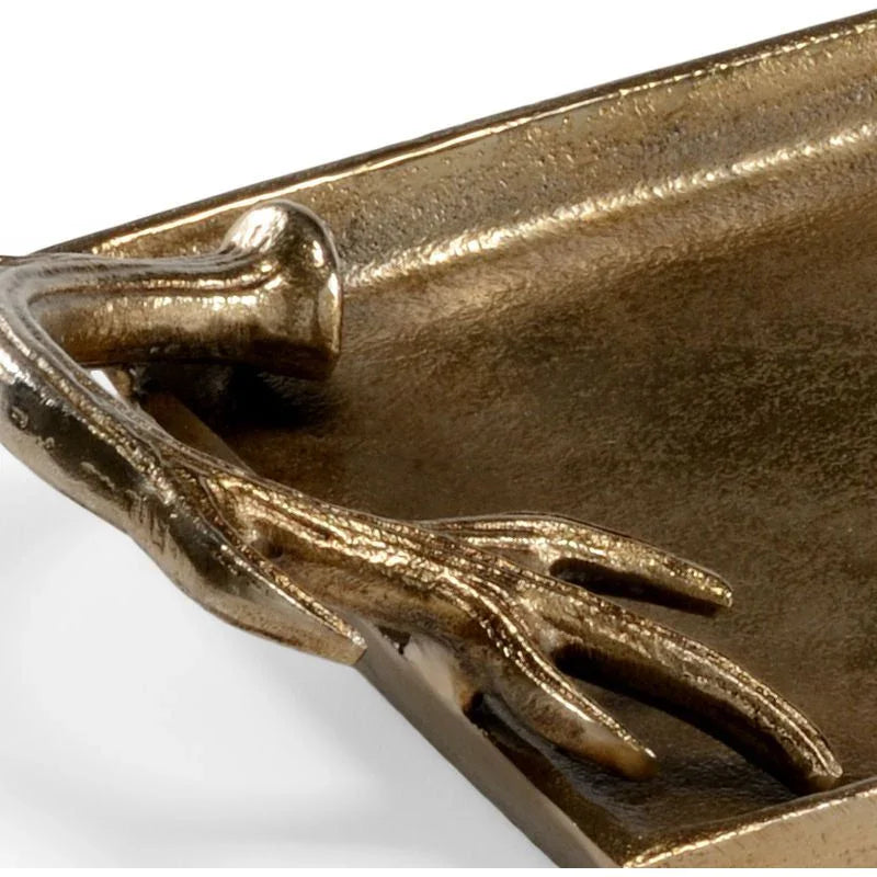 Diana Brass Made Oval Tray - LOOMLAN - Wildwood - Trays