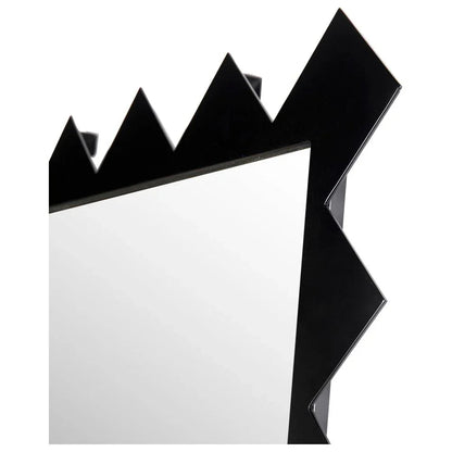 Didier Steel Framed Rectangular Wall Mirror - LOOMLAN - Noir - Wall Mirrors