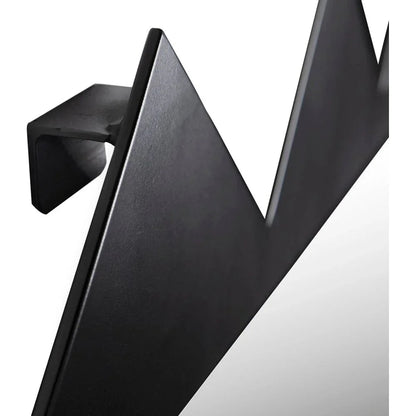 Didier Steel Framed Rectangular Wall Mirror - LOOMLAN - Noir - Wall Mirrors