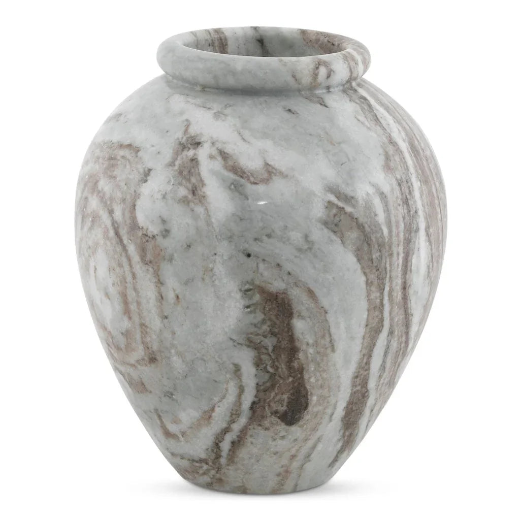 Didion Vertical Torrento Marble Vase - LOOMLAN - Moe's Home - Vases & Jars