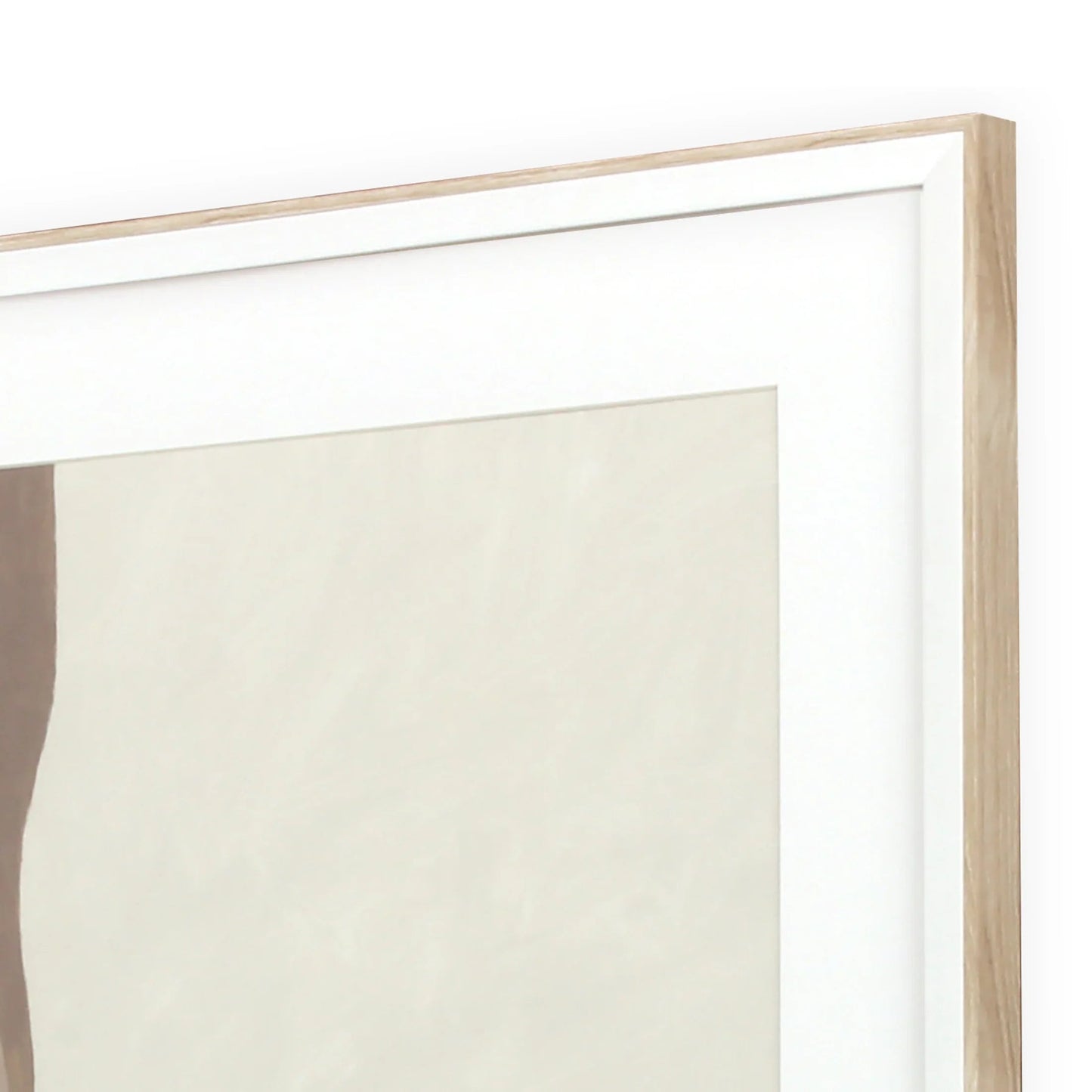 Dive Wood Frame Blue Canvas Art