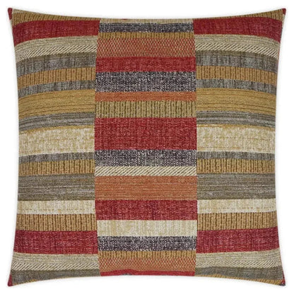 Diversity Flame Western Chic Red Large Throw Pillow - LOOMLAN - D.V. Kap - Throw Pillows