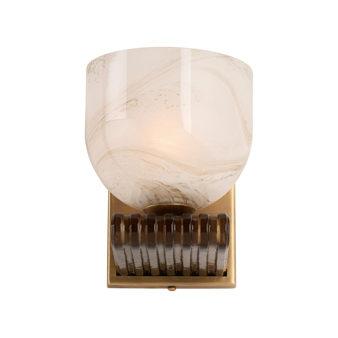 Donata Mouth Blown Glass Wall Sconce