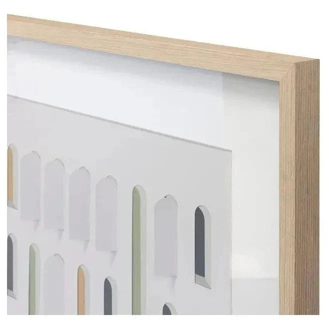 Door To Door Luxe Art 2PC With Wood Frames-Framed Wall Art-SUNPAN-LOOMLAN