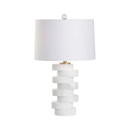 Dorsum Rustic Marble Table Lamp - LOOMLAN - Wildwood - Table Lamps