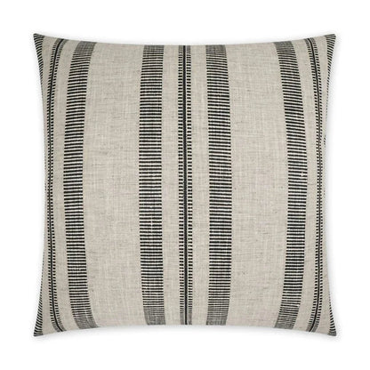 Double Issue Handmade Black Throw Pillow - LOOMLAN - D.V. Kap - Throw Pillows