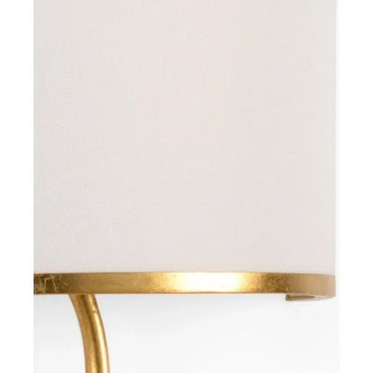Double Palm Design Golden Wall Sconce - LOOMLAN - Chelsea House - Wall Sconces