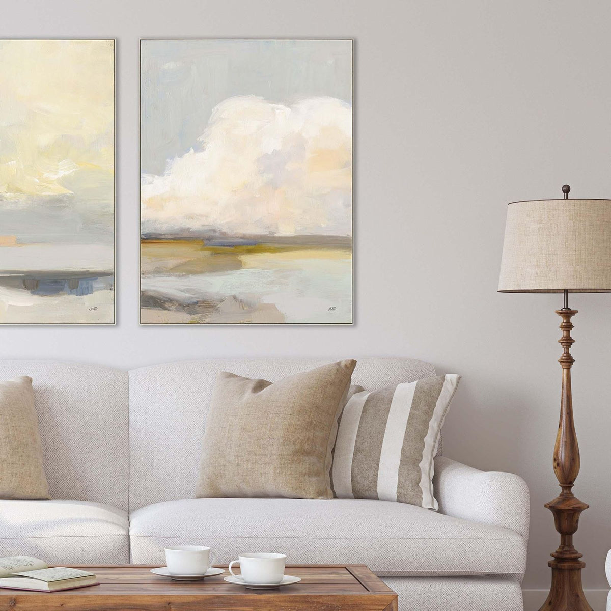 Dream of Clouds Blue Framed Wall Art -- view 2