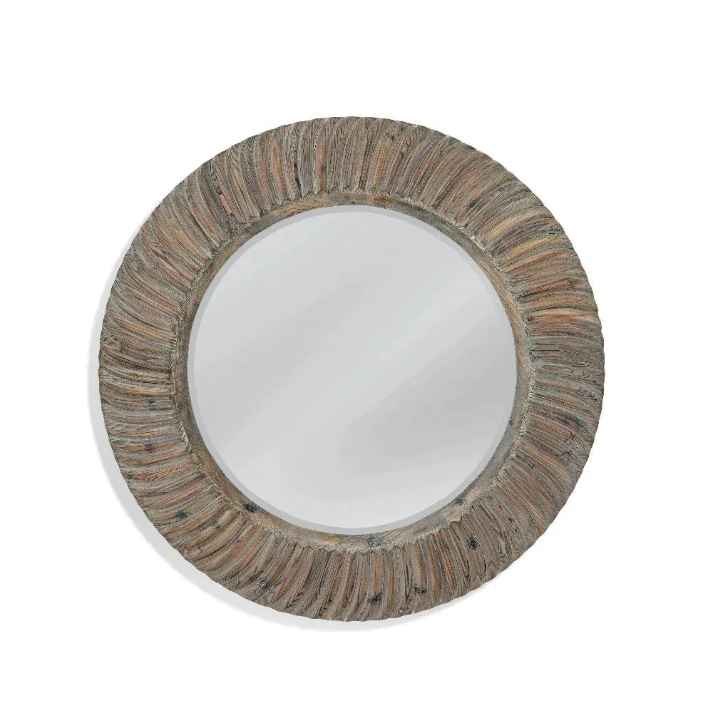 Drift MDF Brown Wall Mirror - LOOMLAN - Bassett Mirror - Wall Mirrors