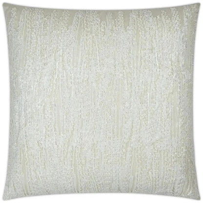 Dripping White Throw Pillow With Insert - LOOMLAN - D.V. Kap - Throw Pillows