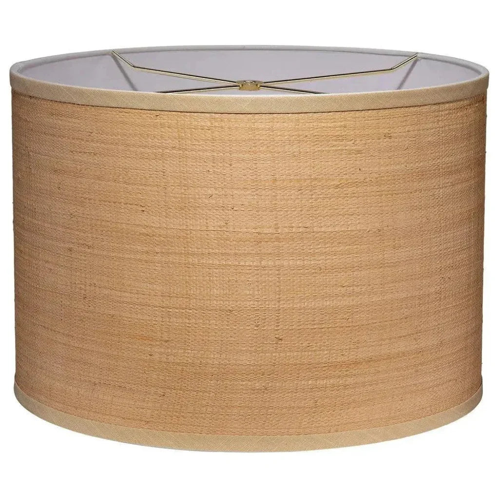Jamie Young Drum Natural Raffia Stylish Shade