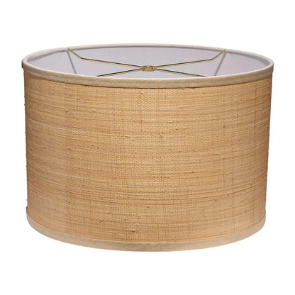 Jamie Young Drum Natural Raffia Stylish Shade