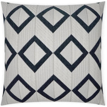 D.V. Kap Dublin Domino Geometric Black Large Throw Pillow Insert