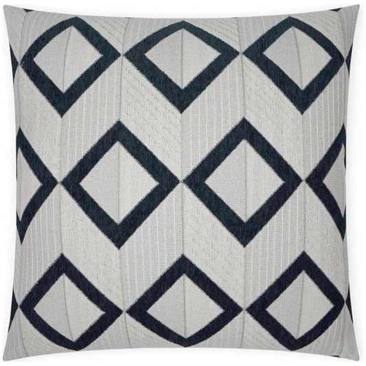 Dublin Domino Geometric Black Large Throw Pillow Insert - LOOMLAN - D.V. Kap - Throw Pillows