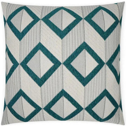 D.V. Kap Dublin Peacock Turquoise Teal Large Throw Pillow Insert