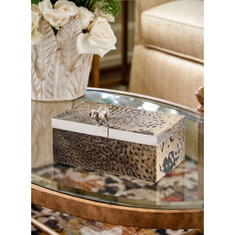 Duke Wooden Brown Box - LOOMLAN - Chelsea House - Boxes & Bowls