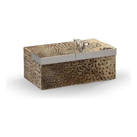 Duke Wooden Brown Box - LOOMLAN - Chelsea House - Boxes & Bowls