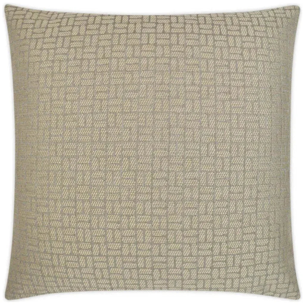 D.V. Kap Dupont Taupe Brown Throw Pillow With Insert