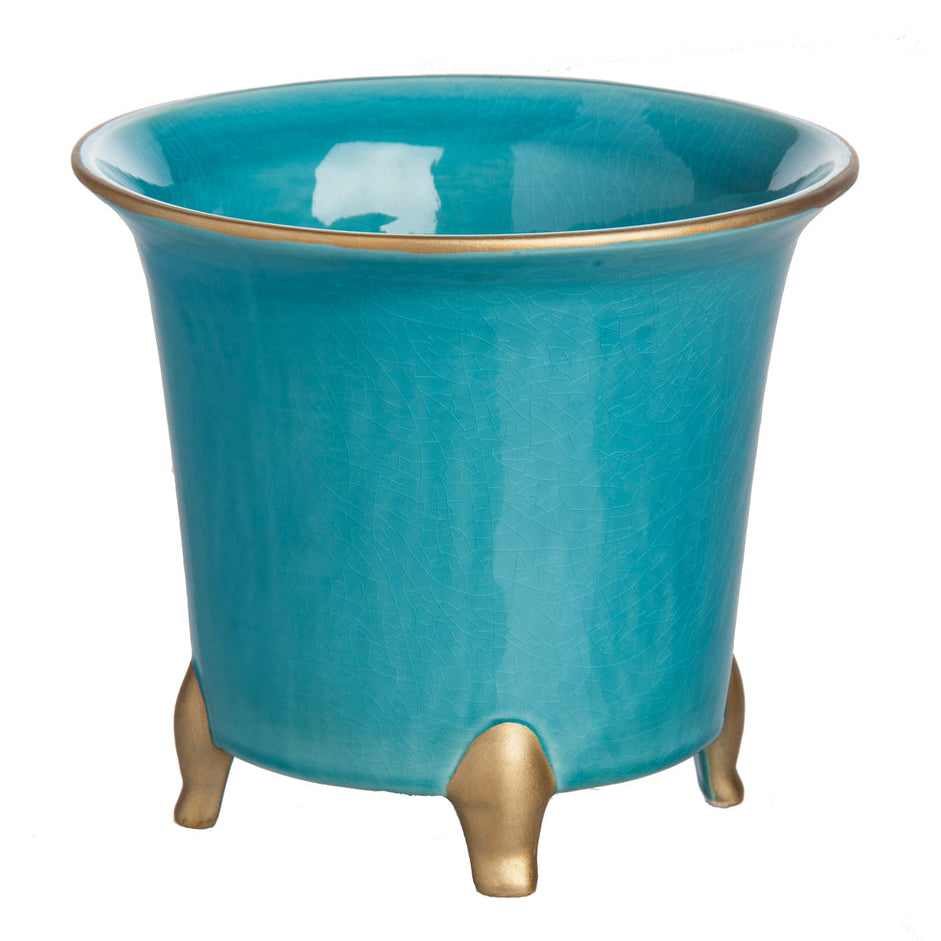 Durable Ceramic Decorative Cachepot 2PC