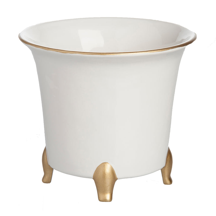 Durable Ceramic Decorative Cachepot 2PC