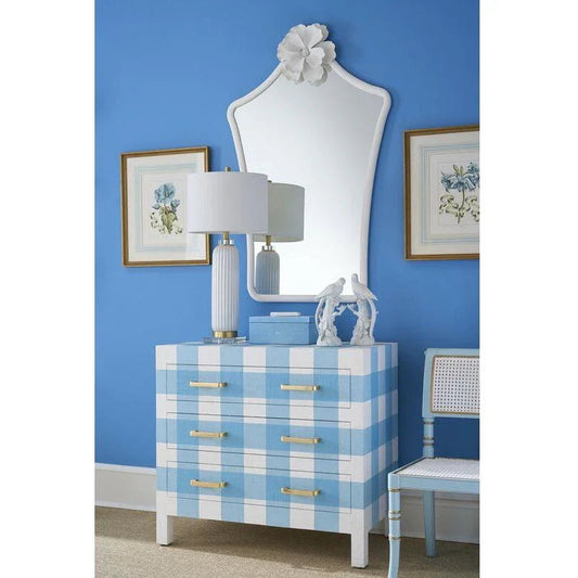Chelsea House Durham Blue Shagreen Covered Wooden Box