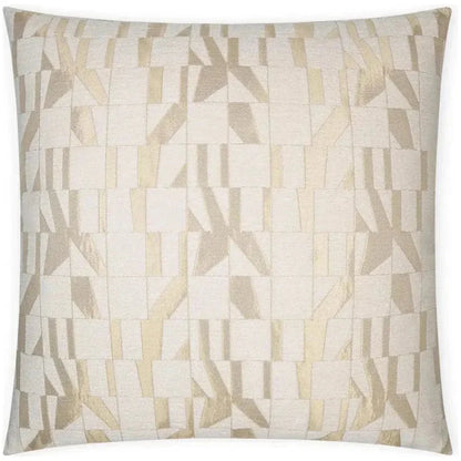 Duved Glam Geometric Gold Large Throw Pillow Insert - LOOMLAN - D.V. Kap - Throw Pillows