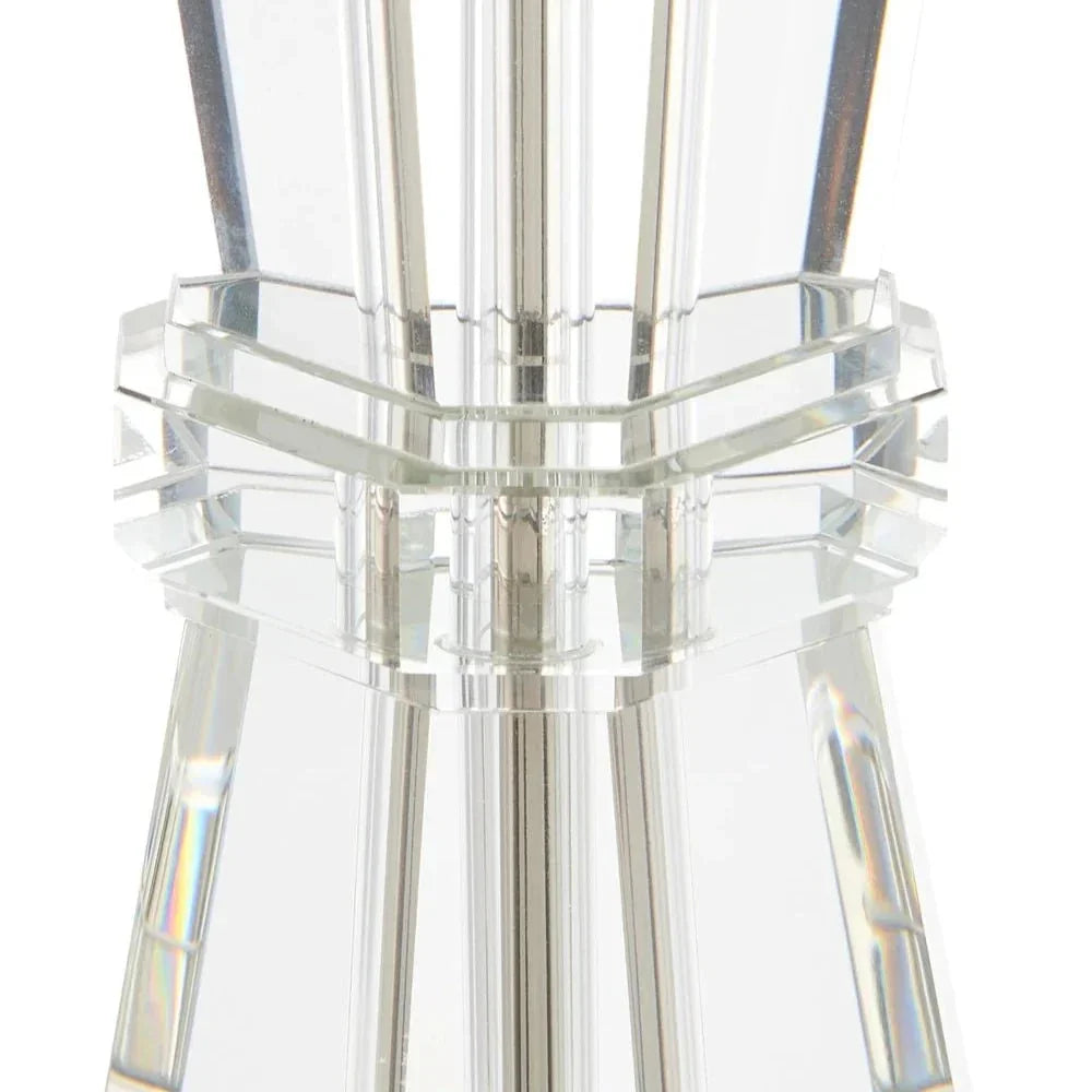 Duveen Optic Crystal Design Table Lamp - LOOMLAN - Currey & Co - Table Lamps