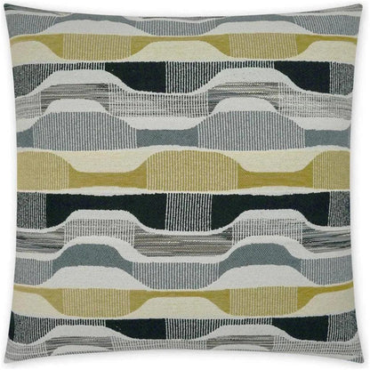 Ebb Flow Onyx Abstract Large Throw Pillow Insert - LOOMLAN - D.V. Kap - Throw Pillows