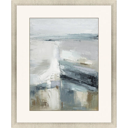 Echoes of the Sea Blue Framed Wall Art
