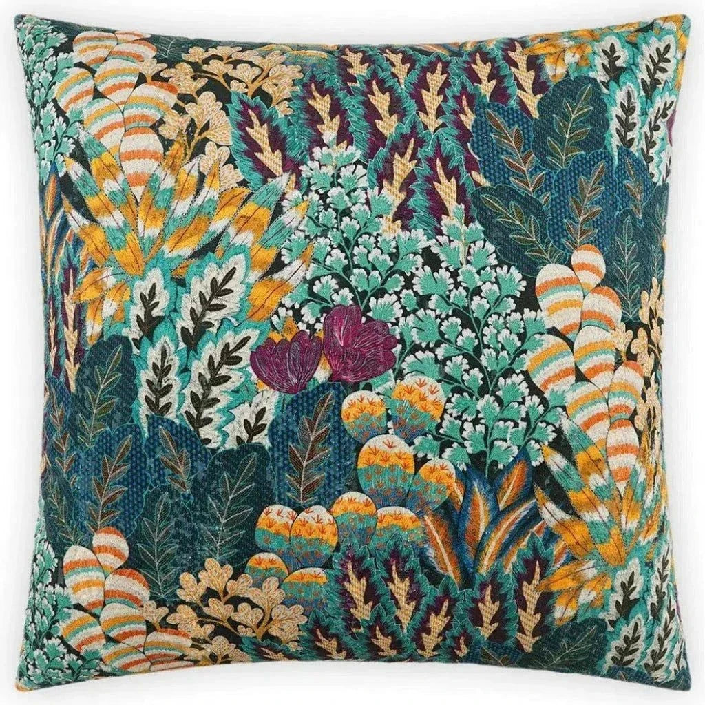 D.V. Kap Eden Blue Throw Pillow With Insert
