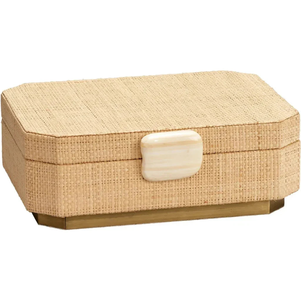 Jamie Young Eden Raffia Decorative Box