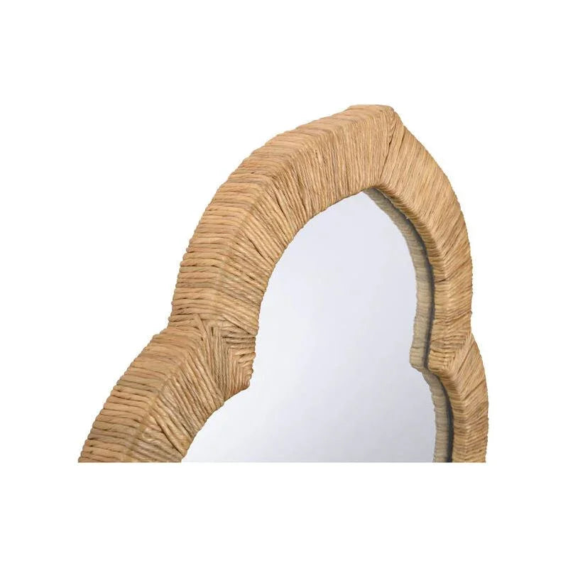 Eden Woven Jute Warpped Wall Mirror - LOOMLAN - Chelsea House - Wall Mirrors