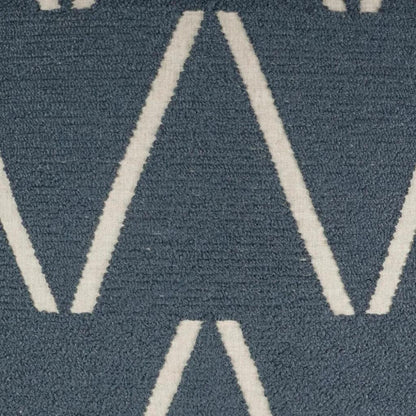 Edge Of Glory Blue Blue Large Throw Pillow Insert - LOOMLAN - D.V. Kap - Throw Pillows